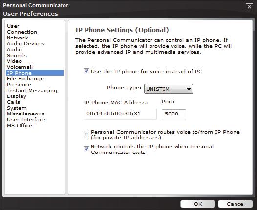 Step 3 Using your PC Client: Link to your phone Many users opt for a headset as their main audio device for making and receiving calls when using the PC Client.