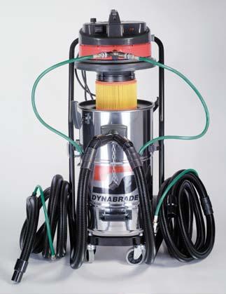tomatic On/Off H.E.P.A. Filtration Two-Tool Setup Tilt n Clean" Drum Four Wheel Trolley Electric Portable Dry Vacuums Includes two 20 ft. coaxial hose assemblies. 9.