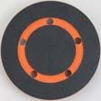 Channel Vacuum Vinyl-Face Ideal for PSA-Type disc adhesion. Diameter Part No.