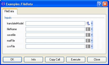 Specialized GUI widgets Declarations of variables can be annotated to provide a convenient user interface, for example to select models, open files, input data in matrices or select color.