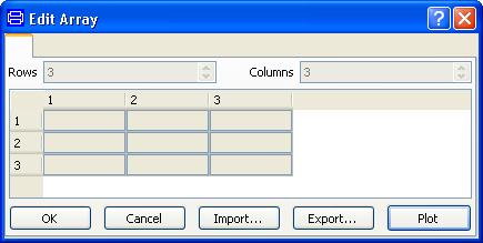 The corresponding record is: record DataAndColor Examples.MatrixData Input; Examples.