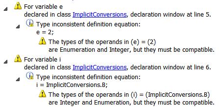 Use enumeration literals. Declare arrays indexed by enumeration types. Convert enumeration values to strings. Convert from Integer to enumeration, e.g. Modelica.Blocks.Types.