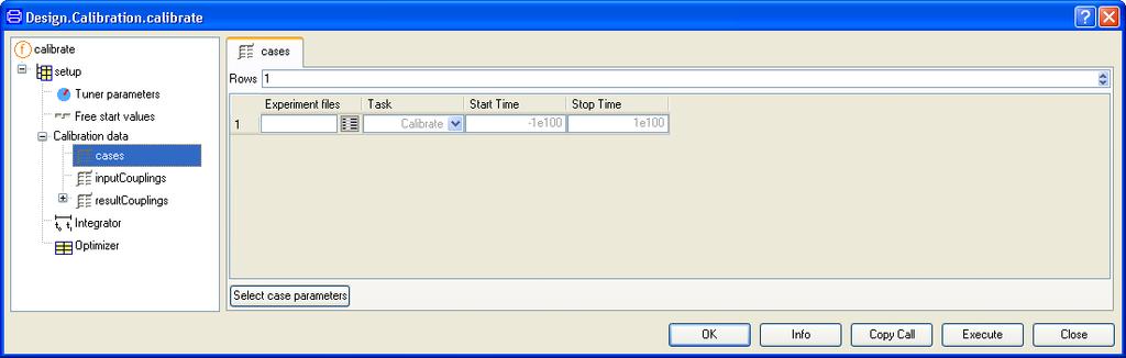 In case the measurement data are stored in (Matlab 4) mat files, we need to specify the name of the matrix containing the measurement data to be used and the data are referred by column number.