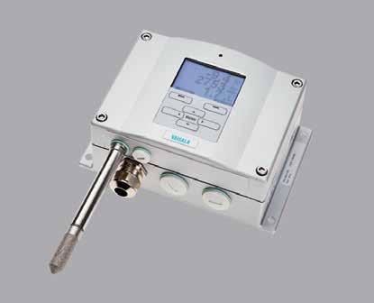 The data logger, with real-time clock and battery backup, guarantees reliable logging of measurement data for over four years.