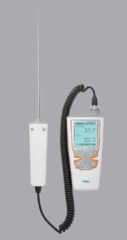 5 Humidity Measurement probe interchangeable HMP113 probe Probe material PC/ABS plastic blend (white) Housing classification IP54 44 Technical Data HM42 Humidity and Temperature Meter for Tight