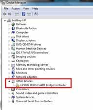 Troubleshooting Serial Connection Open the Device Manager and make sure that the Virtual COM port(s) appear under the Ports (COM & LPT) category.