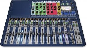 21 Si Expression Series The Si Expression consoles feature 66 input channels, each with dedicated processing for high pass filter, input delay, gate, compressor and four band EQ whilst keeping it
