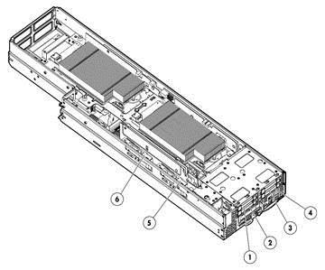 Storage 2U Tray 1-4 Up to four 2.5" hot plug hard drive bays 5 Up to four additional 2.