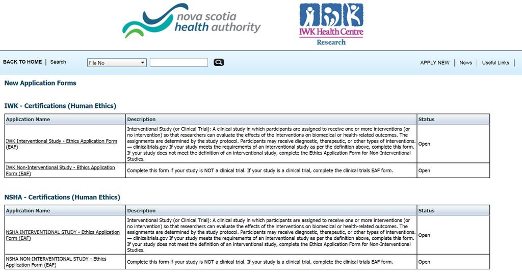 All research projects being conducted in the Nova Scotia Health Authority (NSHA) and involving human participants, human biological materials (human embryos, fetuses, fetal tissue, reproductive