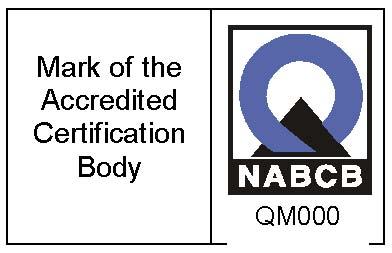 Appendix B Examples of reproduction of the accreditation mark of NABCB along