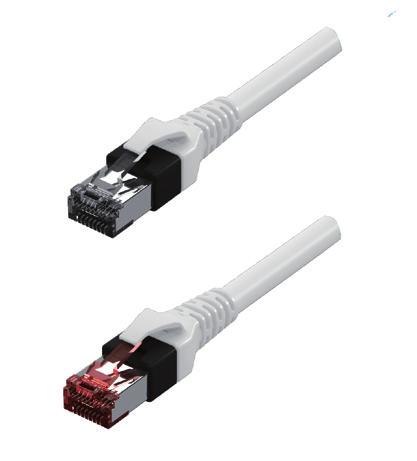 Patch Cable RJ45 DualBoot Cat. 6, Class E A, Shielded sacon TM21 Connection cable RJ45/RJ45, shielded 1:1 pinout and featuring DualBoot overmoulding incl. unlock protection.