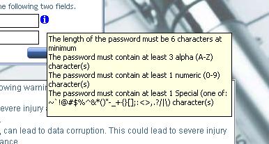 Take care not to confuse the letter O and the number zero or the letter I and the number one: If you would like to change your existing password, a new password can be created from this screen.