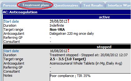 New Oral Anticoagulants (non-vka) Section 433 If your patient does not have a current active