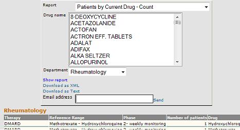 New Oral Anticoagulants (non-vka) Section 435 Choose the report from the dropdown menu and select any parameters as required before choosing Show report.