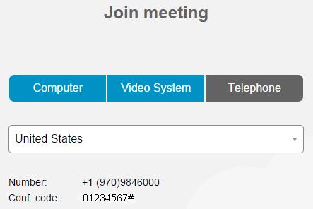 The My Meeting Audio application allows you to join a meeting with and without PresenceVMR login credentials.
