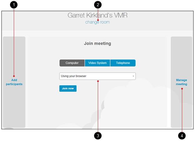 Add, Join, and Manage Participants The MyRPCloud portal gives you control of your meeting experience.