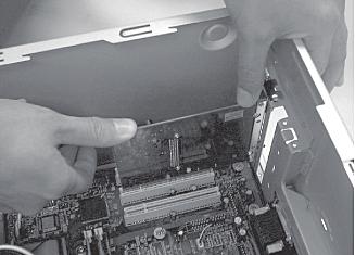 Note The product model shown in this QIG is TL-WN350G, as an example. 1. Power down your computer and unplug its power cord; 2. Open the case and locate an available PCI slot on the motherboard; 3.