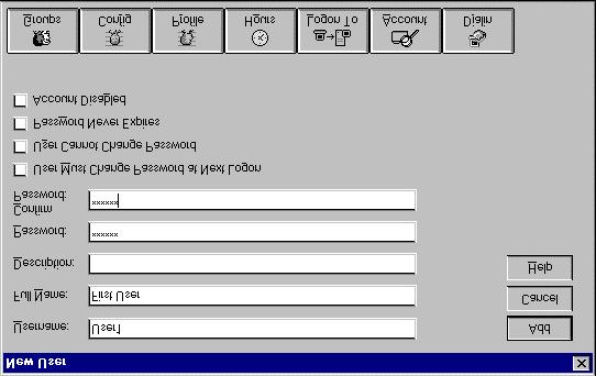 Microlynx Installation Guide 9 If you require a Home directory which is common for RISC OS and Windows sessions, then first create the user with an