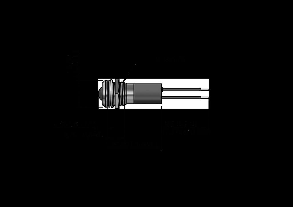 UILD YOUR PART NUMER FLUSH EZEL Q SERIES EZEL STYLE MOUNTING HOLE 12 F Ø12 mm XX Fixed Light 1 Solder Lug/ Fastons (2.8 x 0.