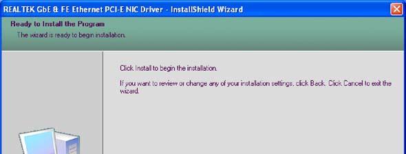Figure 7-17: LAN Driver Welcome Step 5: Click NEXT to continue. Step 6: The LAN driver is ready to install (Figure 7-18).