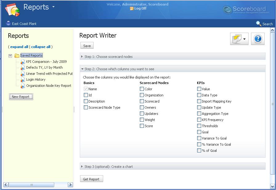 Report Writer: This feature allows you to create your own custom reporting.