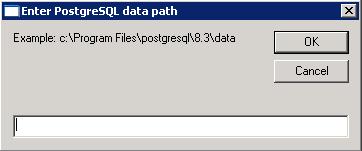 On the Ready to Install the Program screen,click Install. The install process will begin. Enter PostgreSQL Data Path You may be prompted to supply the SOAPware DataServer path.