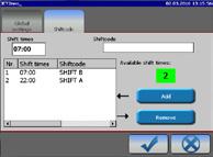 interface with typical functions, such as drag and drop User-defined buttons