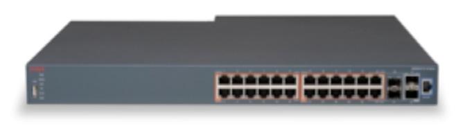 Product Specifications ERS 4826GTS Switch Details Dimensions: Weight: Power and Thermal Maximum PoE power 24 10/100/1000 Gigabit Ethernet ports 2 shared SFP ports Plus 2 x 1/10Gigabit SFP+ ports Plus