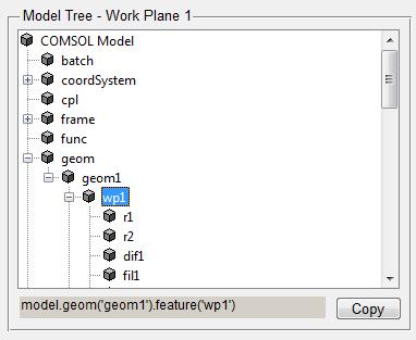The Settings menu only contains the Advanced options. Select or deselect the advanced model object methods that are displayed in the Model Viewer tree. The Help menu.
