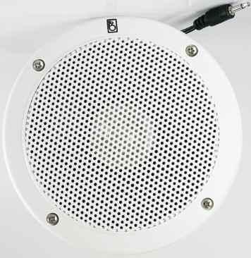 3, 120 peak power/pair, 2-way box speaker Available in white or metallic gray