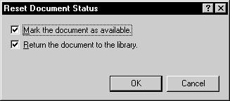 If you have GroupWise update the document, GroupWise moves the document out of the staging directory, updates the document in the library with any changes, and makes the document available.