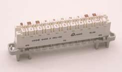 HighBand 20 Switching Module Category 5e Switching Module for termination of 20 incoming and 20 outgoing pairs. Ideal for use in backbone cabling where high density is required.