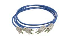 HighBand 16 Patch Cord, 4-pair (2 Patch Cords shown) HighBand 16 Patch Cord, 4-pair Bag of 2 1.0m Blue 6451 2 050-11 HighBand 16 Patch Cord, 4-pair Bag of 2 2.