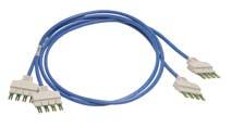 Patch Cords HighBand 10 Patch Cord, 4-pair to 4-pair Used to patch 4 pairs on HighBand 10 modules only.