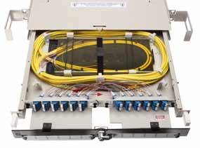 FPX Pre-configured Termination/Splice Fiber Panels TE s FPX series fiber panels are available to be shipped with factory installed adapter packs and/or preterminated pigtail assemblies which