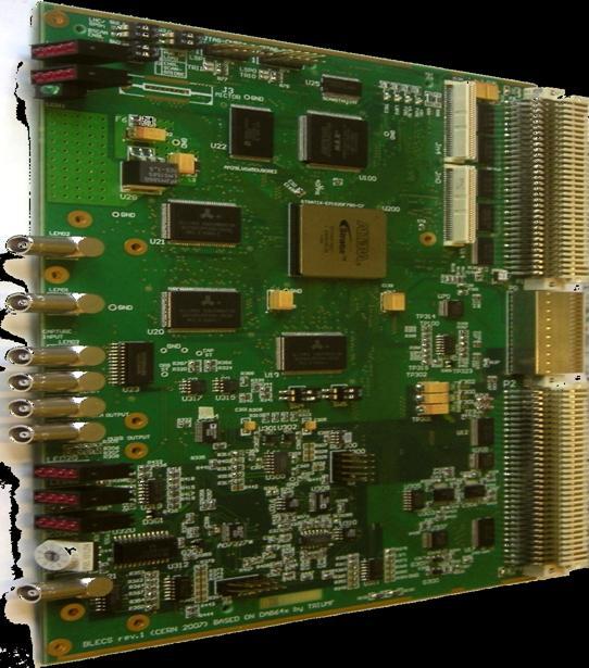 BLM LHC Combiner card Based on the DAB card => VME 64x => Stratix 40k => SRAM memory => One site code update => Specific BI signals on P0 Reuse of existing material => FPGA code for VME Serial number