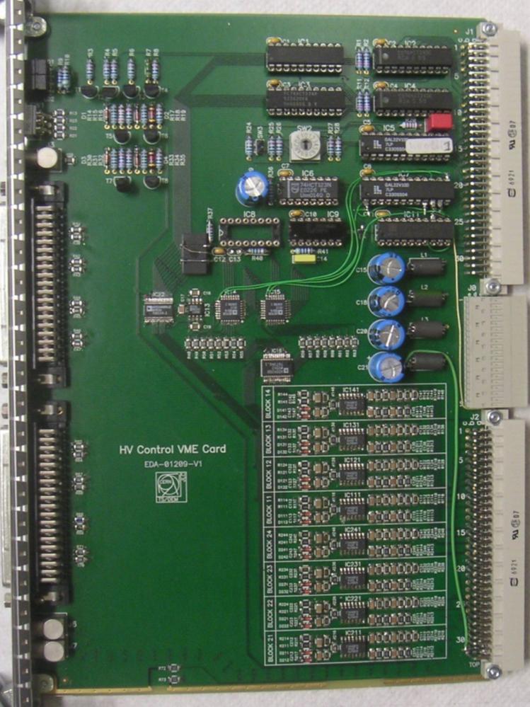 BWS HV control card (All machines) Digital part Analog part: ADC