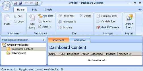 3. Click the Run Dashboard Designer button to launch the Dashboard Designer application.