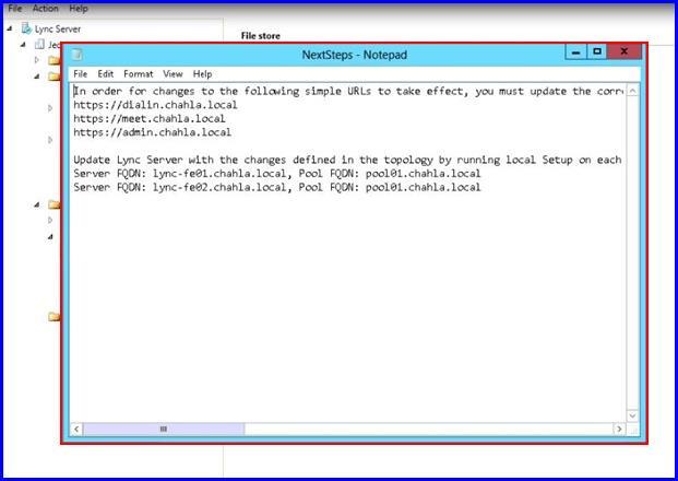 102) Install Local Configuration Store & Lync Server Components on