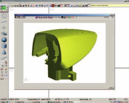 Alignment of the part to the CAD model can be done in a number of ways using either geometric features, or by best-fitting through measured points on the component s surface, or by a