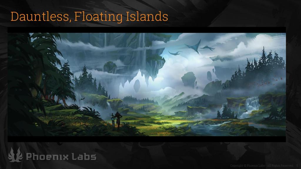 Environments of Dauntless / Floating Islands, what are they. What we set out to achieve: The shattered Isles play a critical role in dauntless.