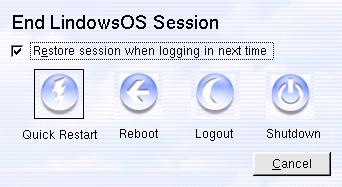 Once successfully installed, LindowsOS will automatically restart your computer. 2. Select LindowsOS. When you start your computer, you ll see a menu with startup options.