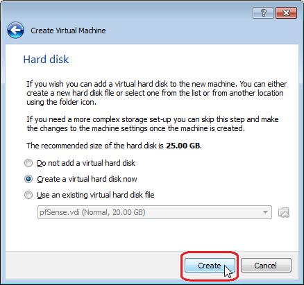 Type a name for this virtual instance such as DC1, select Type and Version then click Next to continue - Set memory capacity as desired