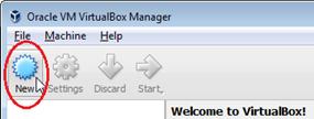 VirtualBox uses to create its virtual instances right after installation complete.