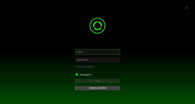 3. ACCOUNT MANAGEMENT CREATING AN ACCOUNT You can login to the Razer Cortex directly using your Razer Synapse 2.0 login details. If you are not an existing Razer Synapse 2.