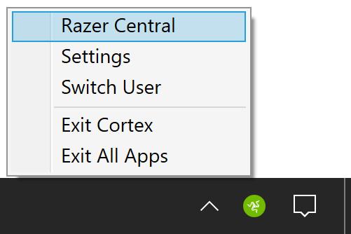 10. RAZER CENTRAL Razer Central allows you to use a single Razer ID across all your Razer applications.