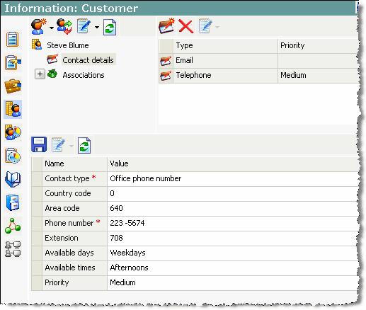 5. To create a new contact point click the New button in the Information pane toolbar. Select the contact point type you want to create, provide the details and click the Save button.