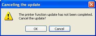 Update Procedure 6. At Step 2, check the printer s firmware (software) version.