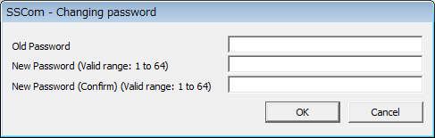 3. Configuration (1) How to change password It describes how to change the password of authentication device. 1.