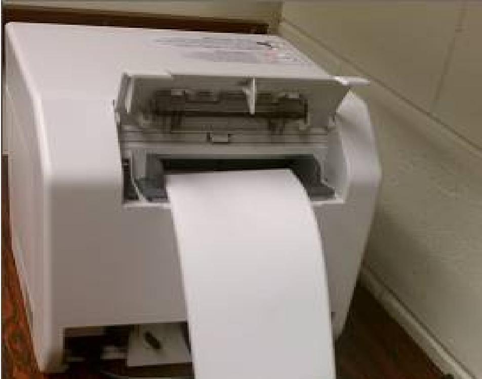 Printer Setup Fan Fold Configuration